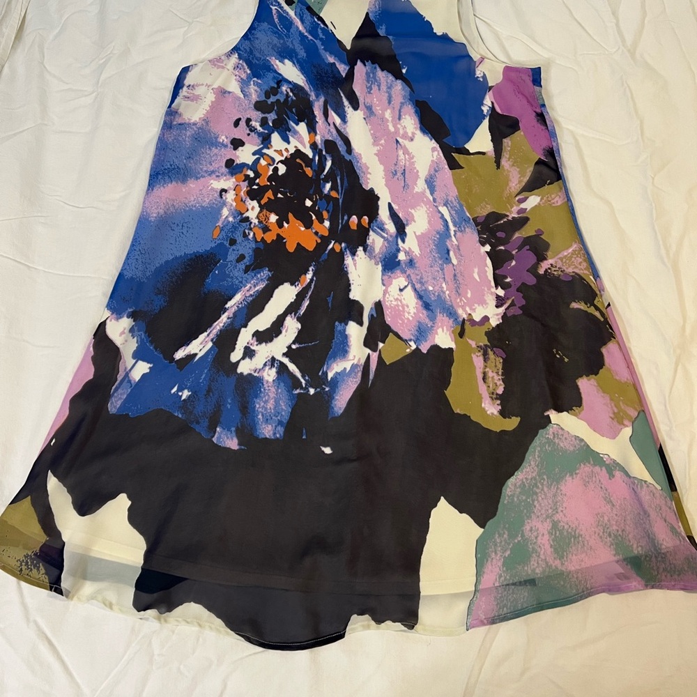 Taylor Multicolor Abstract Dress